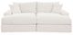 Furniture of America® Tavedestrand White Double Chaise Sofa-3