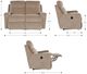 La-Z-Boy® Emmons Natural Manual Reclining Loveseat-2