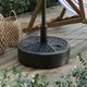 Furniture of America® Fab Black Plastic Round Umbrella Base-1