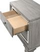 Crown Mark Vail Gray Nightstand-2