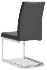 Mazin Furniture Shirelle Gray/Chrome Side Dining Chair-2