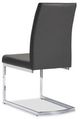 Mazin Furniture Shirelle Gray/Chrome Side Dining Chair-2