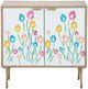 Crestview Collection Whimsy Natural/White Accent Cabinet-2