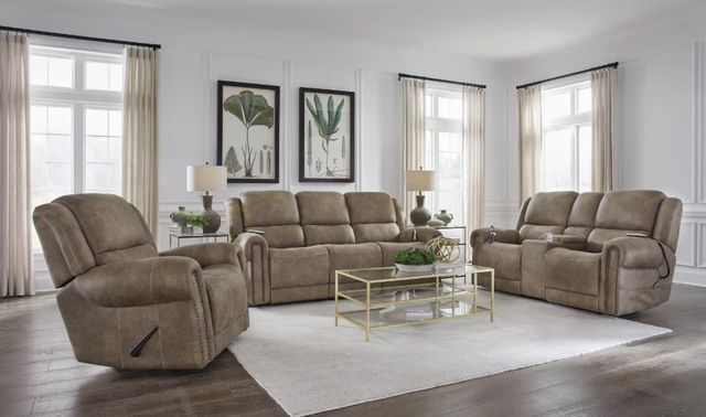 Corinthian Furniture Burr Ridge Hazelnut Manual Recliner-1