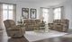 Corinthian Furniture Burr Ridge Hazelnut Manual Recliner-1