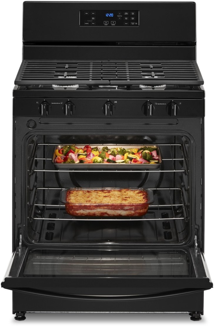 Whirlpool 30" Black Freestanding Gas Range - Thumbnail 2
