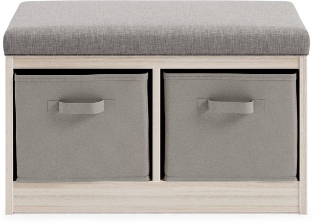 Signature Design by Ashley® Blariden Gray Storage Bench-1