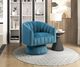 Homelegance® Bristol Dark Teal Swivel Chair-1