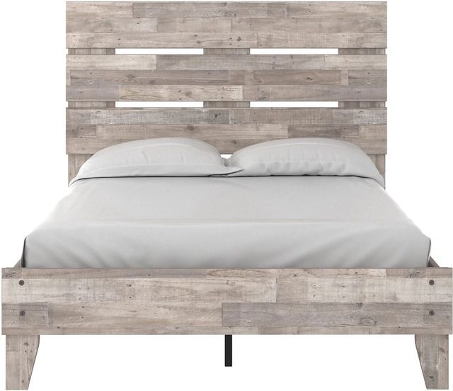 Signature Design by Ashley® Neilsville Whitewash Full Panel Headboard-3