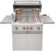Thor Kitchen® 36" Stainless Steel Built-In Gas Grill on Cart with Sear Rear Infrared Burner and Rotisserie-2