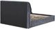 Coaster® Laurel Charcoal Grey Upholstered King Platform Bed-2