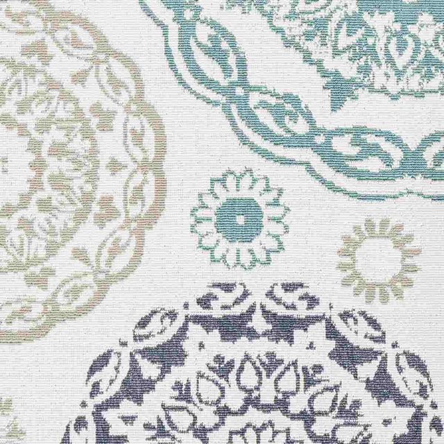Surya Alfresco Teal/Navy/White/Taupe 5'x8' Area Rug-1