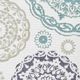Surya Alfresco Teal/Navy/White/Taupe 5'x8' Area Rug-1