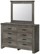 Signature Design by Ashley® Frandern Gray Dresser and Mirror-3