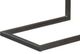 Fairfield® Boone Forge Weathered Pecan Drink Table with Black Base-2