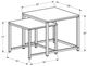 Monarch Specialties Inc. 2-Piece Terracotta Brown Nesting Table Set-2