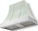 La Cornue CornuFé Cascade 36" Tapestry Mounted Range Hood with Polished Chrome Trim-0