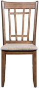 Liberty Furniture Santa Rosa II Antique Honey/Gray Lattice Back Side Chair-2