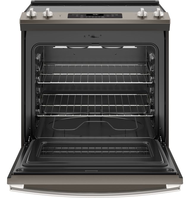 GE® 30" Slate Slide In Electric Range-3