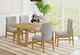 Elements International Portland 5-Piece Natural Dining Set-1