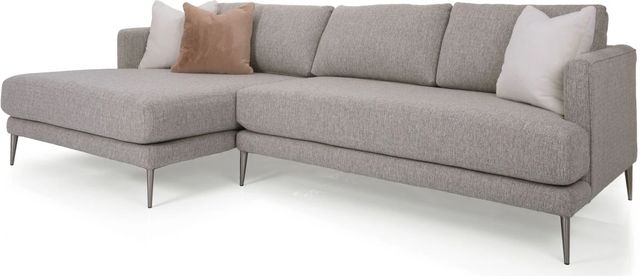 Decor-Rest® Furniture LTD 2089 2-Piece Left-Arm Facing Sectional and Chaise-0