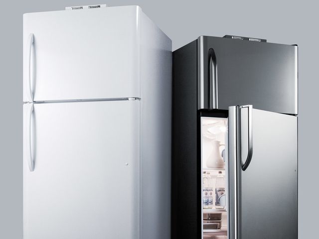 Summit® 18.0 Cu. Ft. White Top Freezer Refrigerator-4
