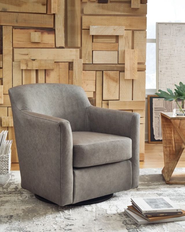 Signature Design by Ashley® Bradney Fossil Swivel Accent Chair-4