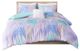 Olliix by Intelligent Design Cassiopeia Aqua Full/Queen Watercolor Tie Dye Printed Comforter Set-0
