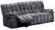 Furniture of America® Hieronymus Dark Gray Manual Sofa-0