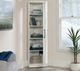 Sauder® HomePlus Soft White® Corner Storage Cabinet-1
