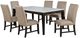 Coaster® Averill 7-Piece Tan/White Dining Table Set-0
