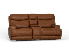 Honey Triple Power Console Loveseat