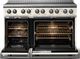 Viking® 5 Series 48" Pure White Pro Style Induction Range with Polished Chrome Trim-1