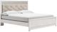 Signature Design by Ashley® Altyra White King Upholstered Panel Bed-0