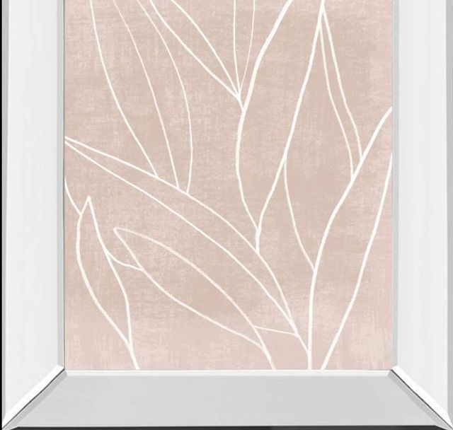 Classy Art Mauve Magic II by Grace Popp Mirror Framed Wall Art-1