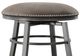 Steve Silver Co. Bali Brown Swivel Counter Stool-3