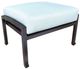 CabanaCoast® Customizable Verona Aluminum Outdoor Ottoman-0