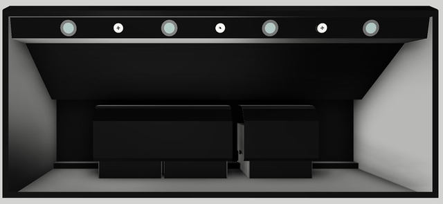 Vent-A-Hood® 60" Black Wall Hood-3