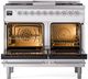 Ilve® Nostalgie II Series 40" White Pro Style Dual Fuel Range-1