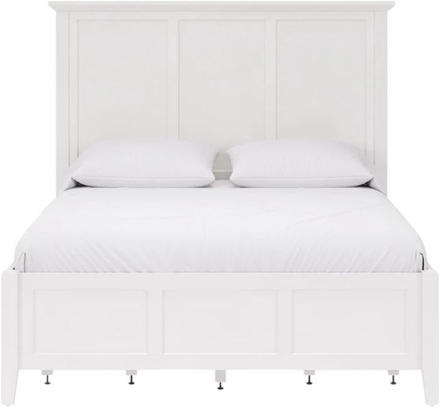 Modus Furniture Grace Snowfall White Queen Platform Storage Bed-3