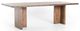 Magnolia Home by Joanna Gaines Leicester Brushed Gold 94" Rectangular Dining Table-0