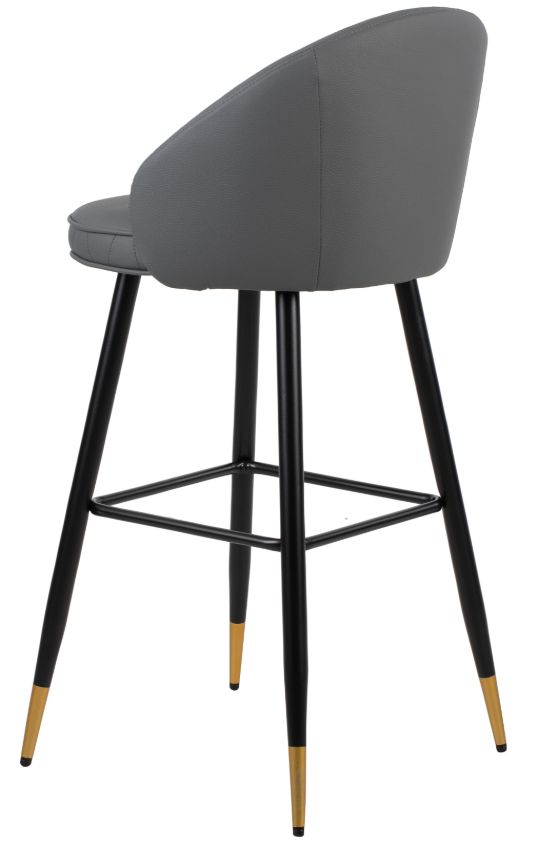 New Classic® Home Furnishings Oliver Black/Gray Bar Stool-4