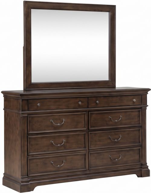 Liberty Furniture Arden Road 4-Piece Satin Cherry King Poster Bedroom Set-2