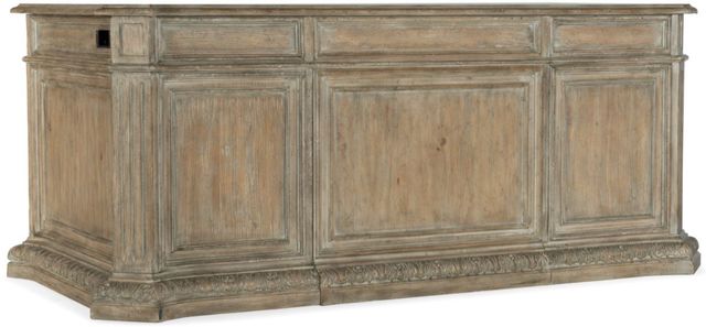 Hooker® Furniture Castella Antique Slate Executive Desk-3