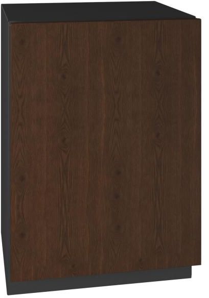 U-Line® Seamless Collection 24" 5.1 Cu. Ft. Panel Ready Beverage Center with Solid Door-1