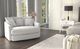 iAmerica Sphere White Round Accent Chaise-3