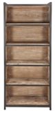 Nest Home Collections Mary Lou Gray Washed Cube Bookcase-4