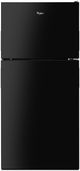 Whirlpool® 18 Cu. Ft. Top Freezer Refrigerator-Black-0