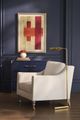 Fairfield® Customizable Dolce Lounge Chair with Two Front Casters-1