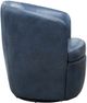 Parker House® Barolo Vintage Navy Swivel Club Chair-3